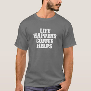 Latte Quote mama 2022 koffie Drink Mo T-shirt