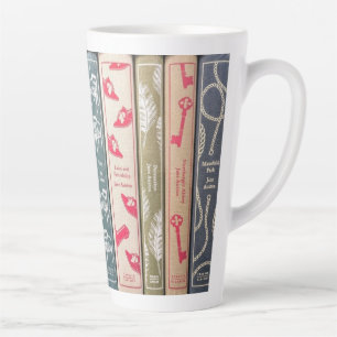Latte Romans de Jane Austen sur tasse
