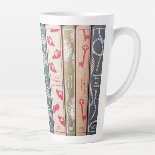 Latte Romans de Jane Austen sur tasse (Droite)