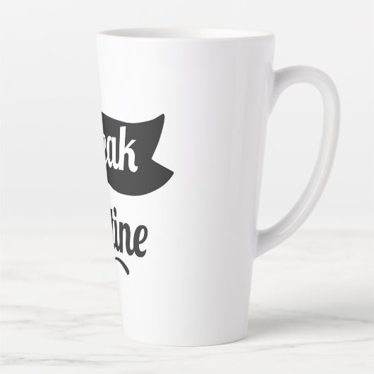 Latte Rompre votre conception de la tasse de routine (Droite)