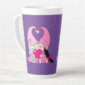 Latte Sois mien, tasse de baiser (Angle gauche)