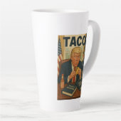 Latte TACO Trump tasse à café. (Angle droit)