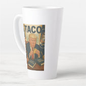 Latte TACO Trump tasse à café. (Angle gauche)