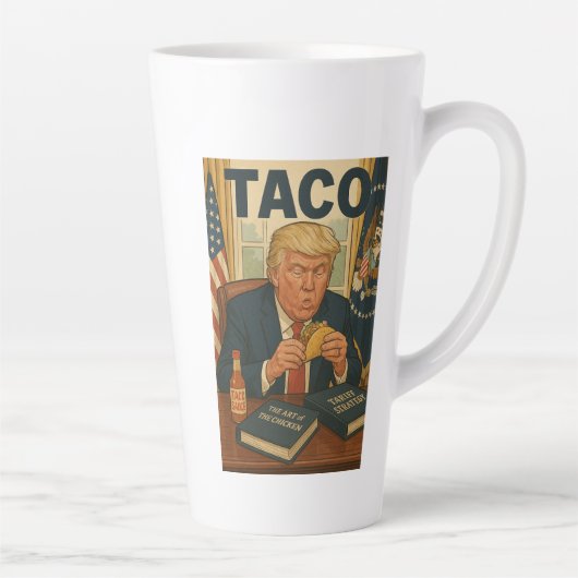 Latte TACO Trump tasse à café. (Droite)