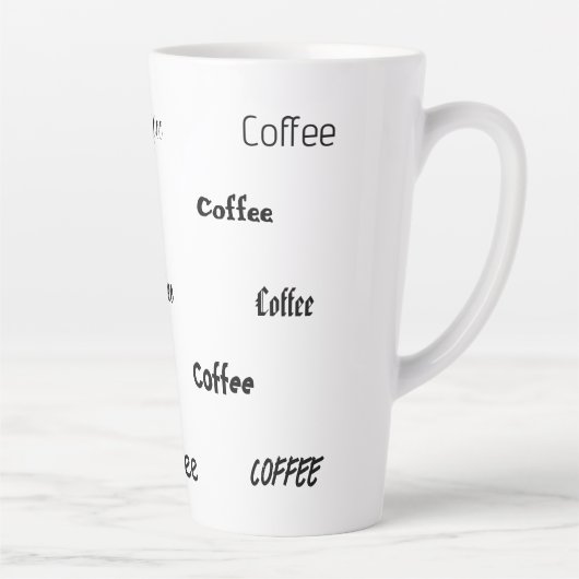 Latte Tasse à café (Droite)