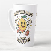 Latte Tasse à café au citron - Profitez au maximum (Angle gauche)