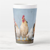 Latte Tasse à café au poulet (Devant)