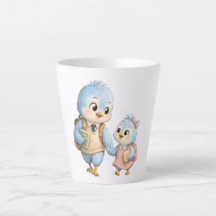 Latte Tasse à café Blue Bird Frère Sœur