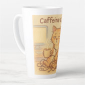 Latte Tasse à café Caffeine et Choas (Angle gauche)