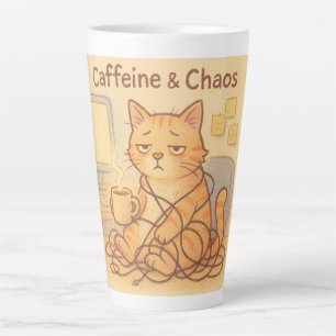 Latte Tasse à café Caffeine et Choas