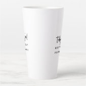 Latte Tasse à café Citation Maman Mère Moderne Chic Drôl (Devant)