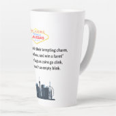 Latte Tasse à café de Las Vegas (Angle droit)