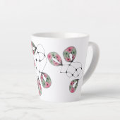Latte Tasse à café 'Été Enjoué' (Angle droit)