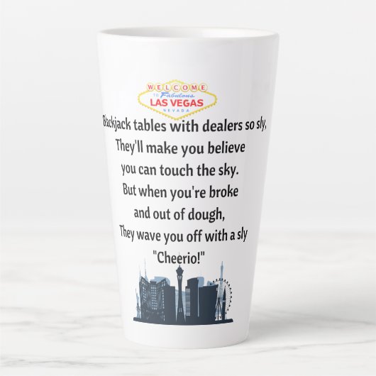 Latte Tasse à café Las Vegas (Devant)