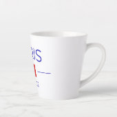 Latte Tasse à café Paris (Droite)