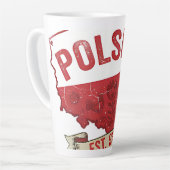 Latte Tasse à café Polska Est. 966 (Angle gauche)