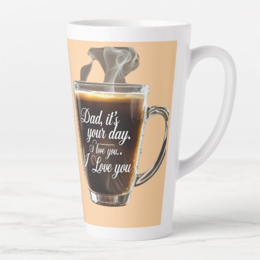 Latte Tasse à café pour papa (Droite)