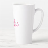 Latte Tasse à café rose "Pookie" mignonne (Droite)