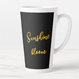 Latte Tasse à motif tribal Boho Sunflower – Chaud Soleil