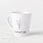 Latte Tasse Acupuncture, cadeau acupuncteur  (Angle gauche)