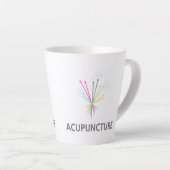 Latte Tasse Acupuncture, cadeau acupuncteur  (Angle droit)