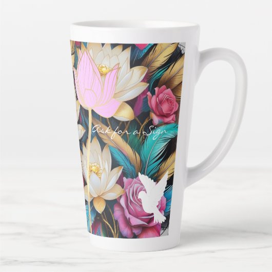 Latte Tasse Ask For A Sign-Latte (Droite)