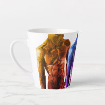 tasse avec tatouage de torse masculin 2
