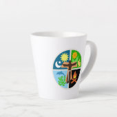 Latte Tasse Cantique de la Création (Angle droit)