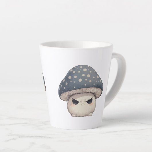 Latte Tasse Champignon Mignon – Café Champignon Forêt Fa (Angle droit)