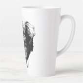 Latte Tasse Chien Spaniel Tibétain – Portrait de style e (Droite)