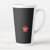Latte Tasse Chug A Lug noir  (Droite)