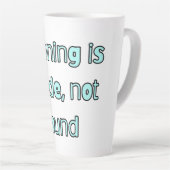 Latte Tasse citation simple (Angle droit)