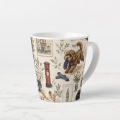Latte Tasse Cockapoo Cottagecore Britannique (Angle droit)
