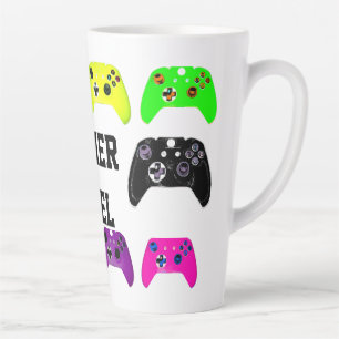 Latte Tasse Contrôleurs Colorés Gamer Fuel