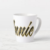 Latte Tasse de café Annie Black Lettering (Angle droit)