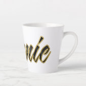 Latte Tasse de café Annie Black Lettering (Droite)
