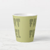 Latte Tasse de café cadeau drôle (Devant)