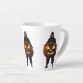 Latte Tasse de café de la saison effrayante – Édition Ha (Angle droit)