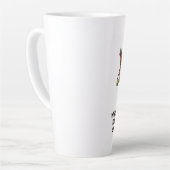 Latte Tasse de café drôle (Angle gauche)