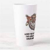 Latte Tasse de café drôle (Devant)