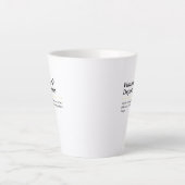 Latte Tasse de café du service financier (Devant)