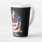 Latte Tasse de café magique de minuit  (Angle droit)