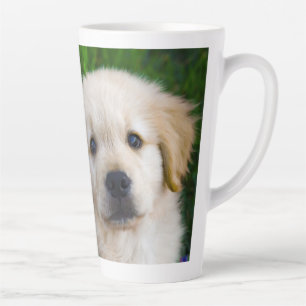 Latte Tasse de café personnalisée avec photo de chiot mi