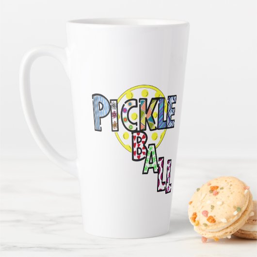 Latte tasse de café Pickleball (En situation)