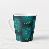 Latte Tasse de café R U Feeling Lucky (Angle gauche)