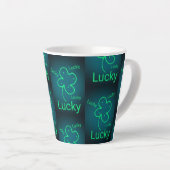 Latte Tasse de café R U Feeling Lucky (Angle droit)