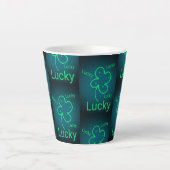 Latte Tasse de café R U Feeling Lucky (Devant)