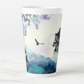 Latte Tasse de café Scène de montagne (Devant)