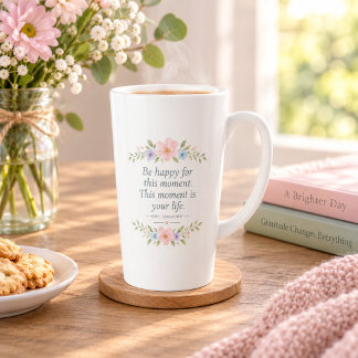 Latte Tasse de citation inspirante
