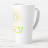 Latte Tasse de conception numérique Espoir et Force Pers (Angle droit)